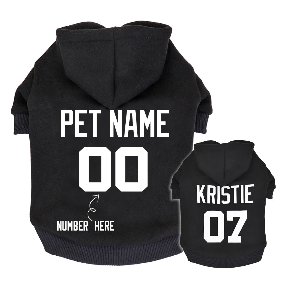 Max Dog Hoodies Large Personalized Pet Name XS-6XL