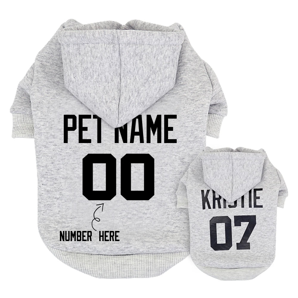 Max Dog Hoodies Large Personalized Pet Name XS-6XL