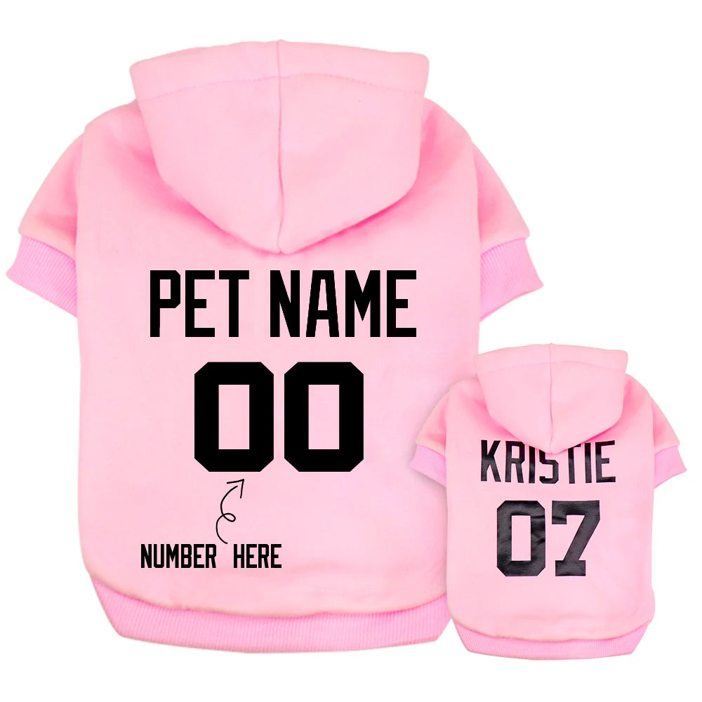 Max Dog Hoodies Large Personalized Pet Name XS-6XL