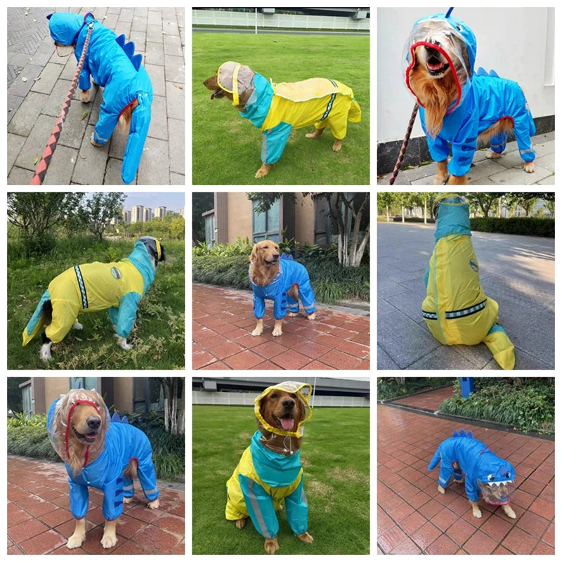 Max Dog Raincoat Waterproof Dogface Large Dog