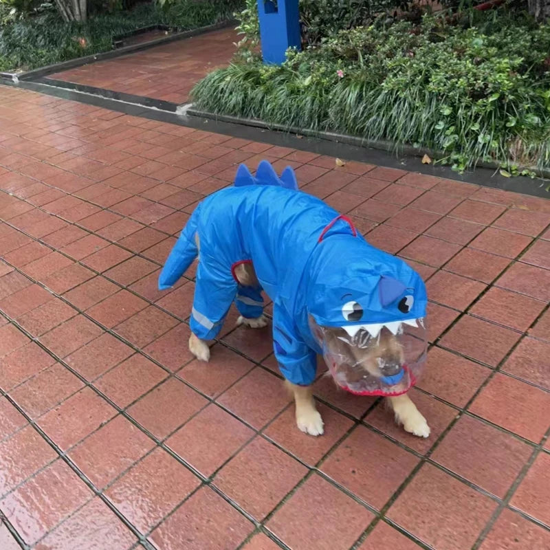 Max Dog Raincoat Waterproof Dogface Large Dog