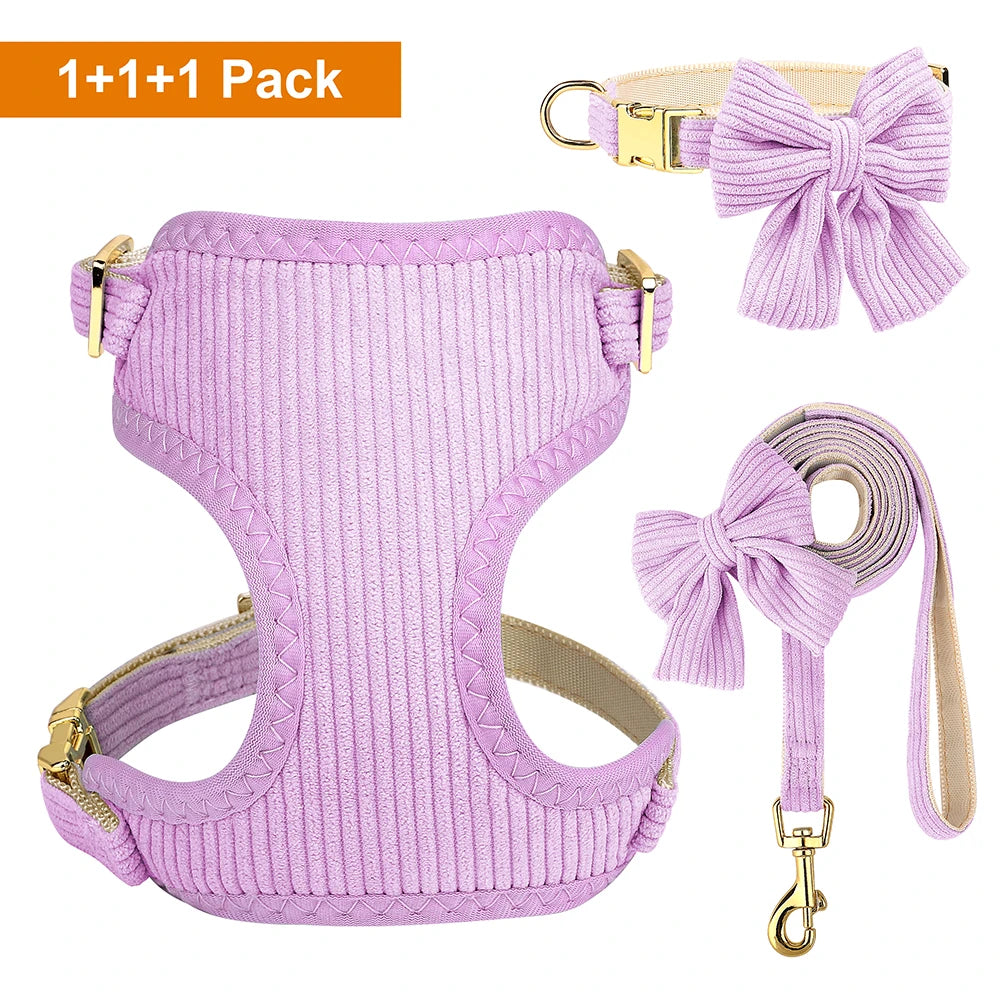 Bella Cat Collar Harness Leash Set Mesh Breathable