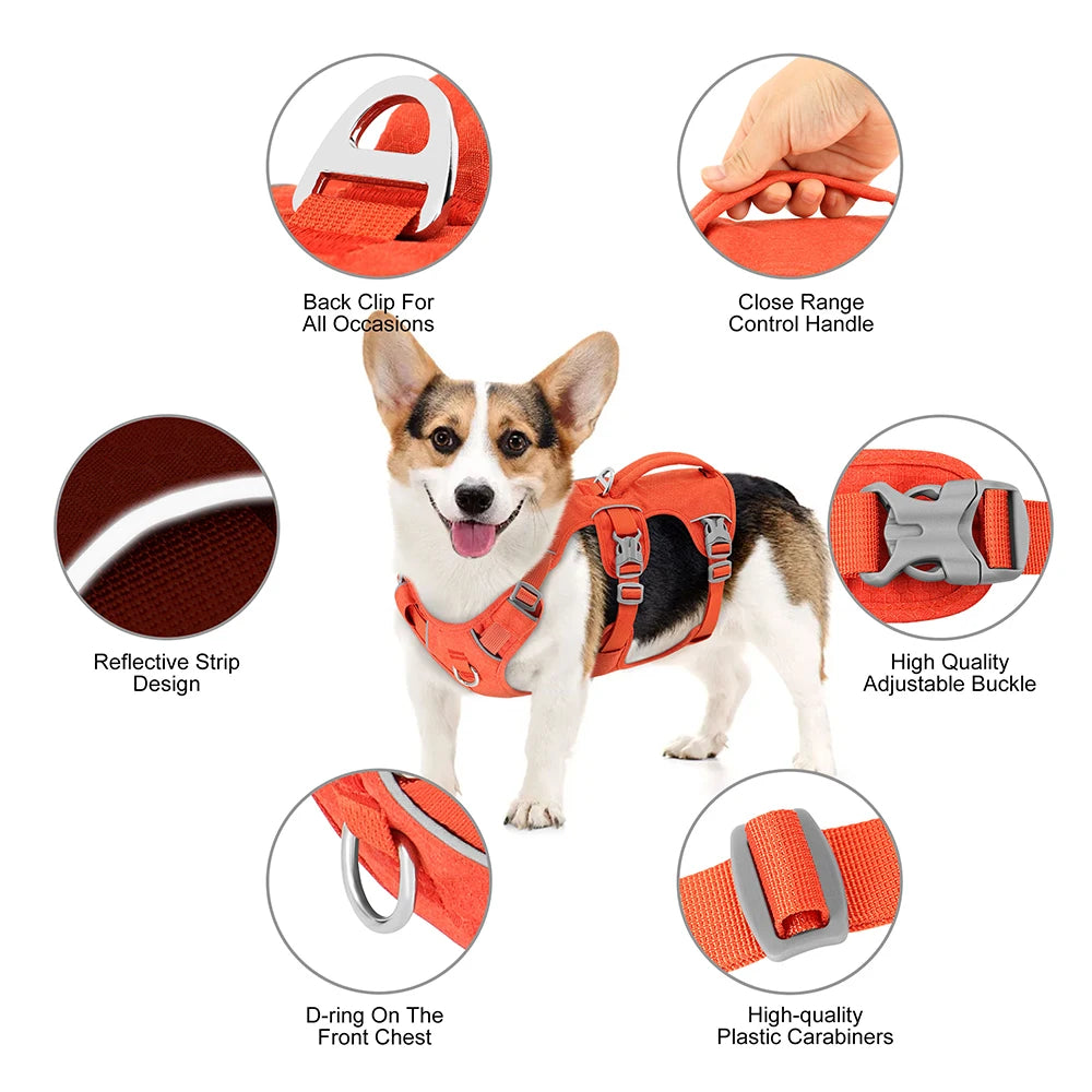 Max Harness Durable Vest With Handle Adjustable