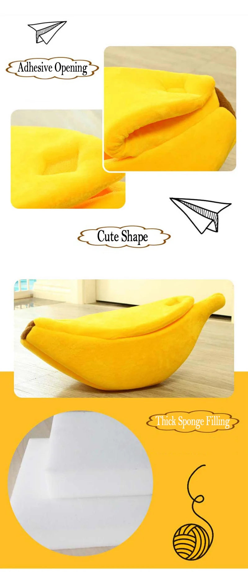 Max Banana Shaped Bedding