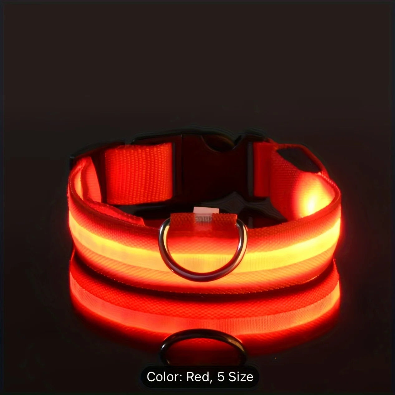 Max Reflective LED Collar for Night Safety