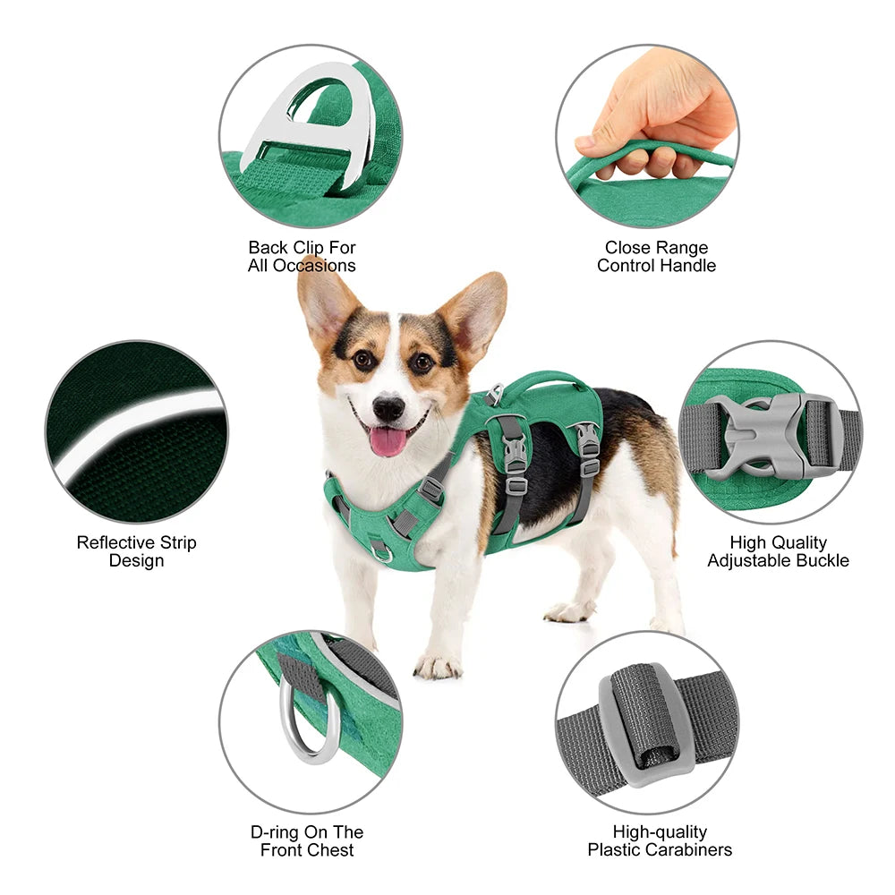 Max Harness Durable Vest With Handle Adjustable